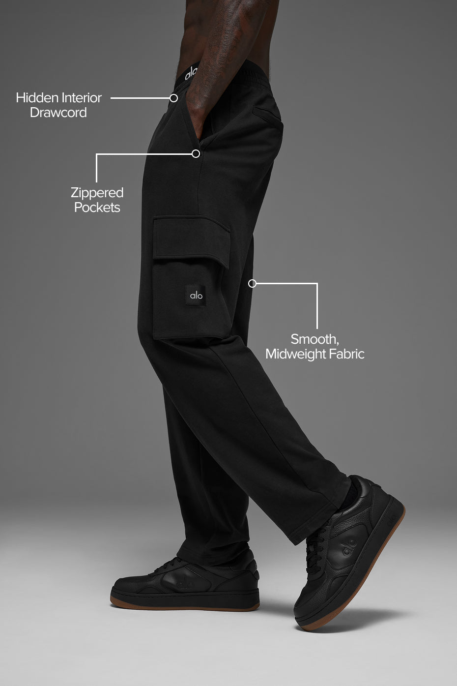 Double Take Cargo Pant - Black - Image 2