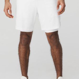 7 Unity 2-In-1 Short - White/White