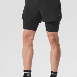 5 Revival 2-In-1 Short - Black/Black