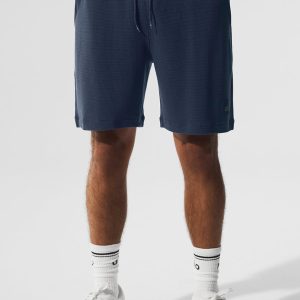 7 Micro Waffle Fast Break Short - Navy