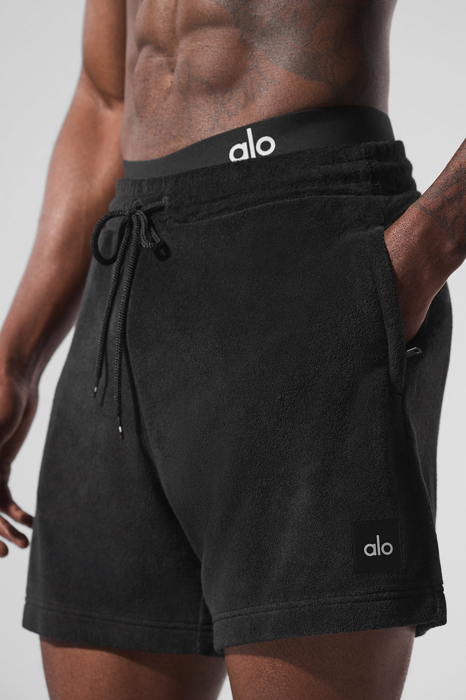 7 Coastal Terry Short - Black - Image 2