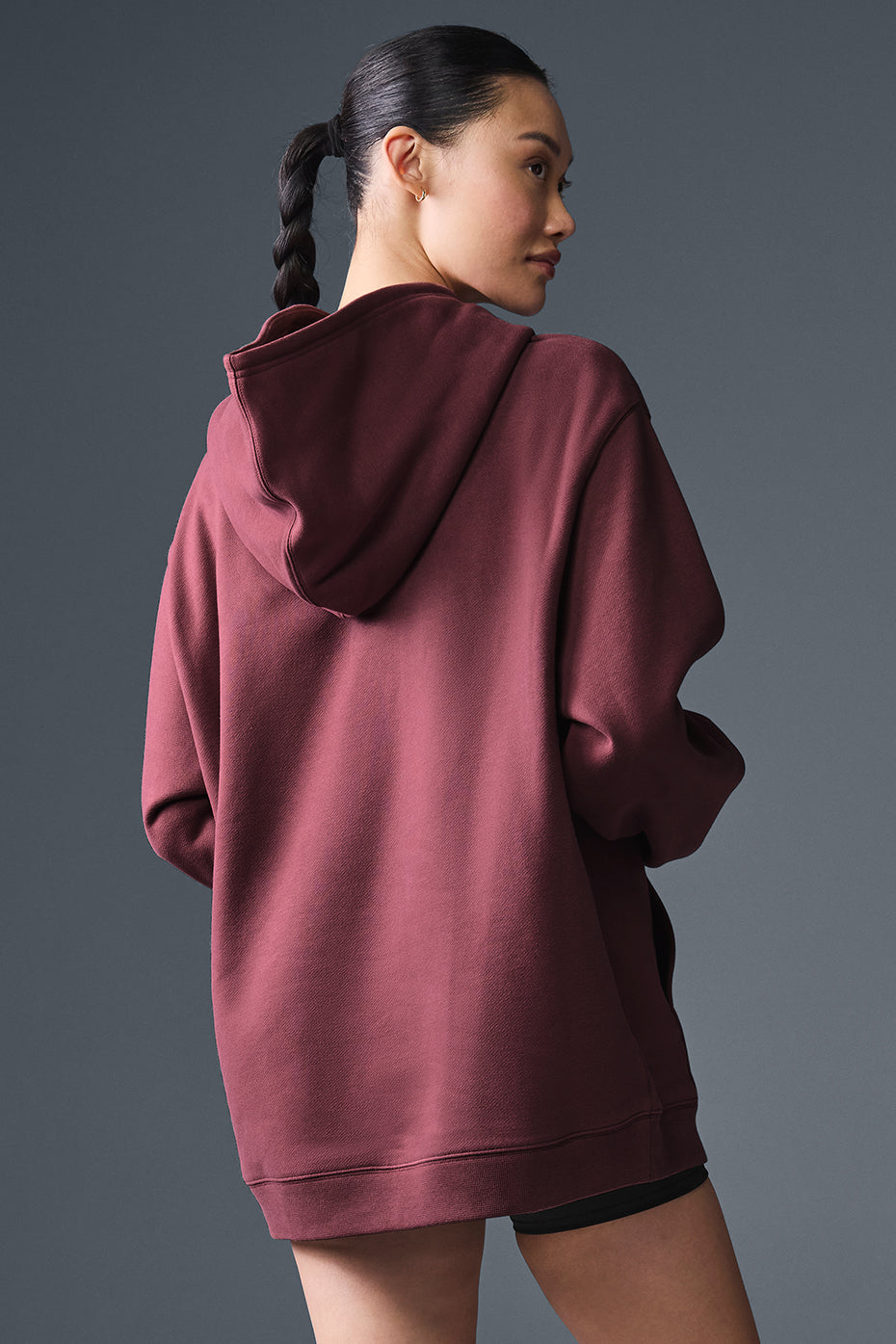 Renown Heavy Weight Hoodie - Burgundy Truffle - Image 2