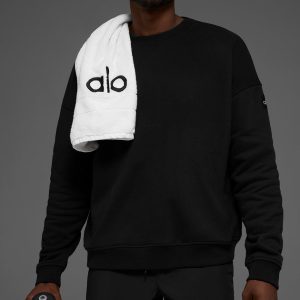 Renown Heavy Weight Crew Neck Pullover - Black