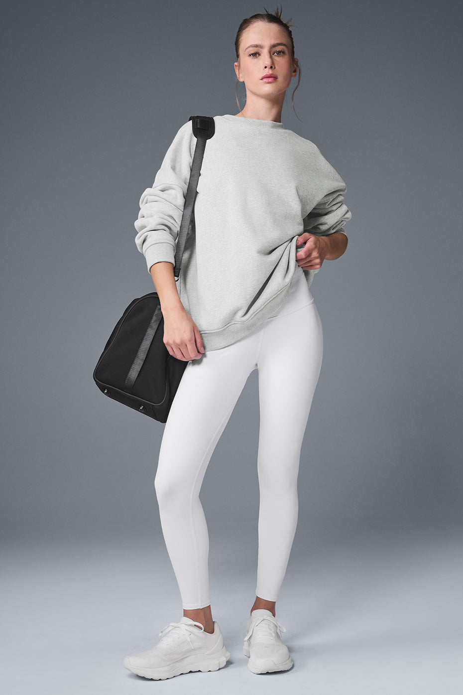 Renown Heavy Weight Crew Neck Pullover - Athletic Heather Grey - Image 4