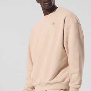 Accolade Crew Neck Pullover - Macadamia