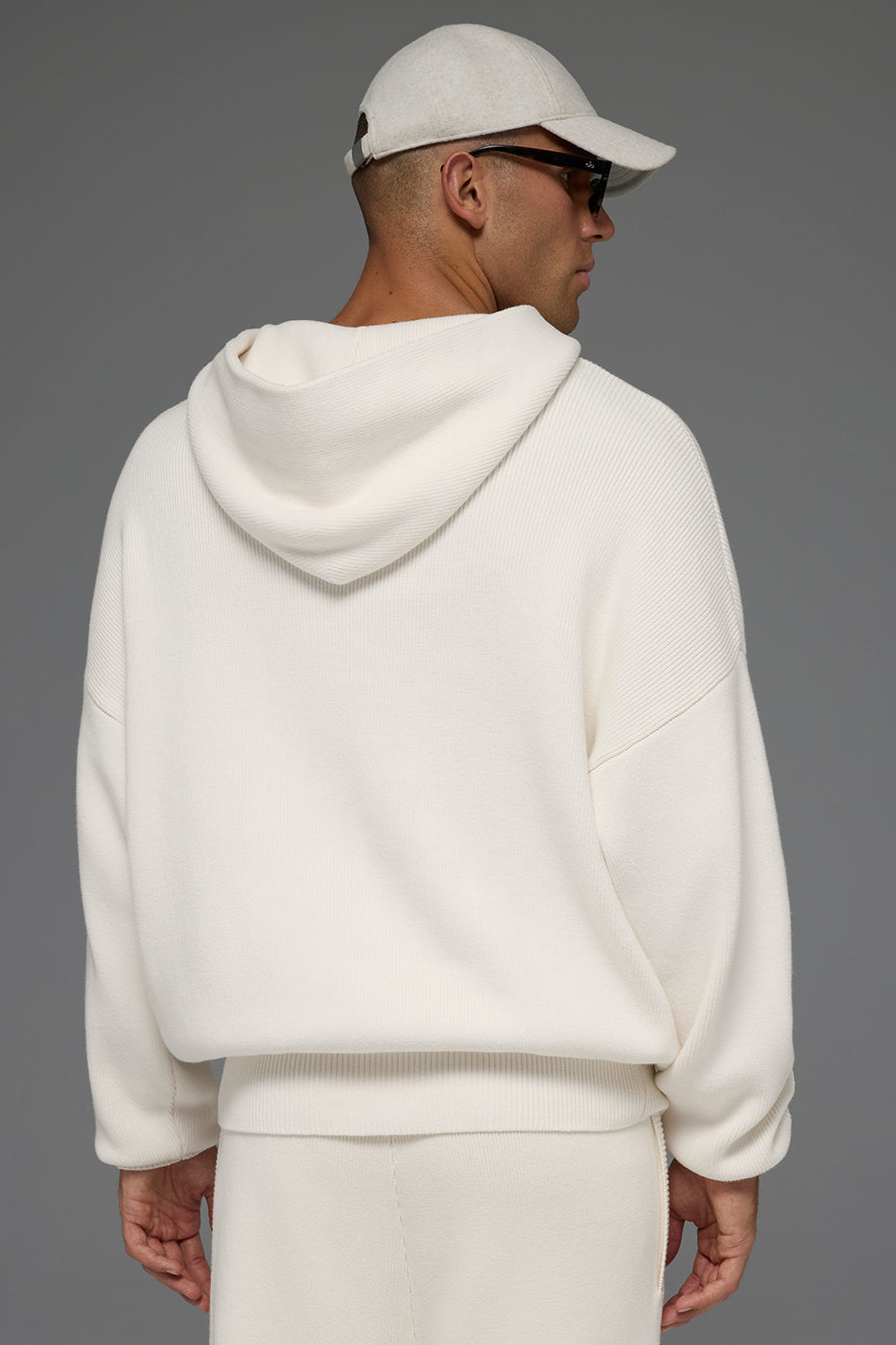 Scholar Hooded Sweater - Ivory - Image 3