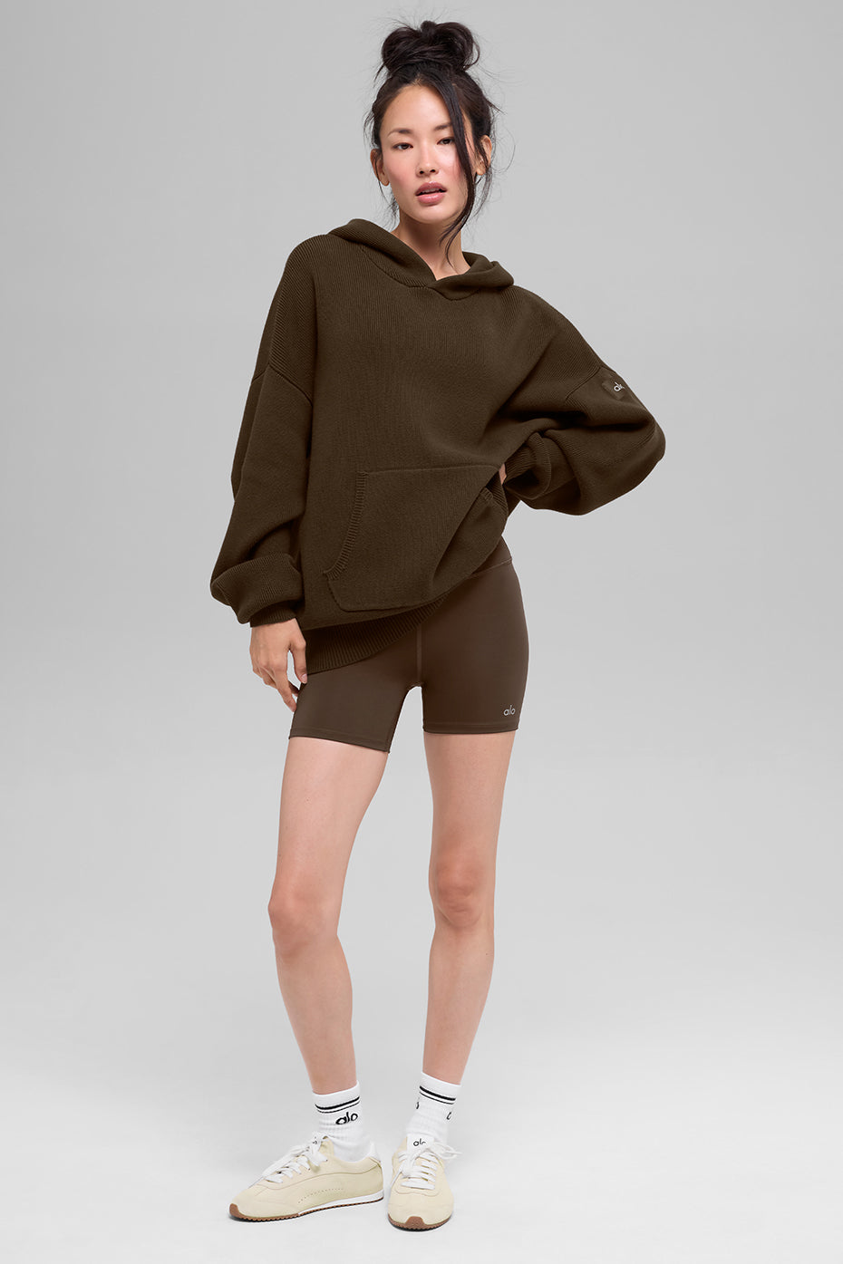 Scholar Hooded Sweater - Espresso - Image 5