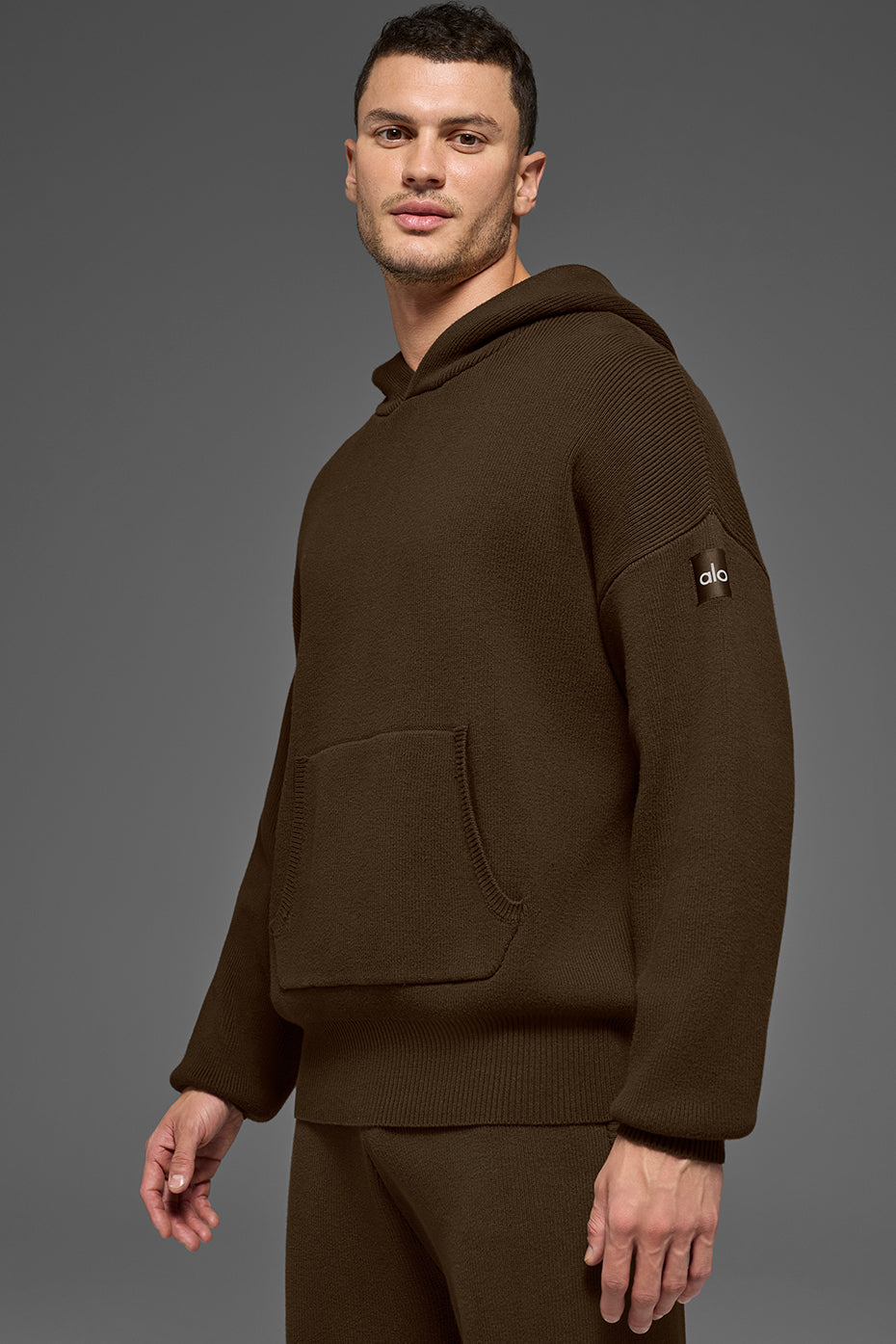 Scholar Hooded Sweater - Espresso