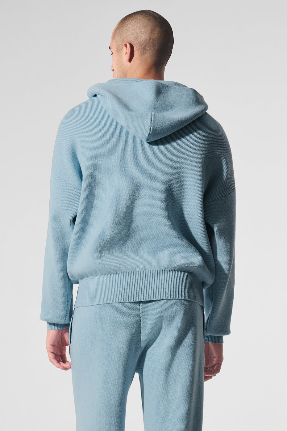 Scholar Hooded Sweater - Celestial Blue Heather - Image 2