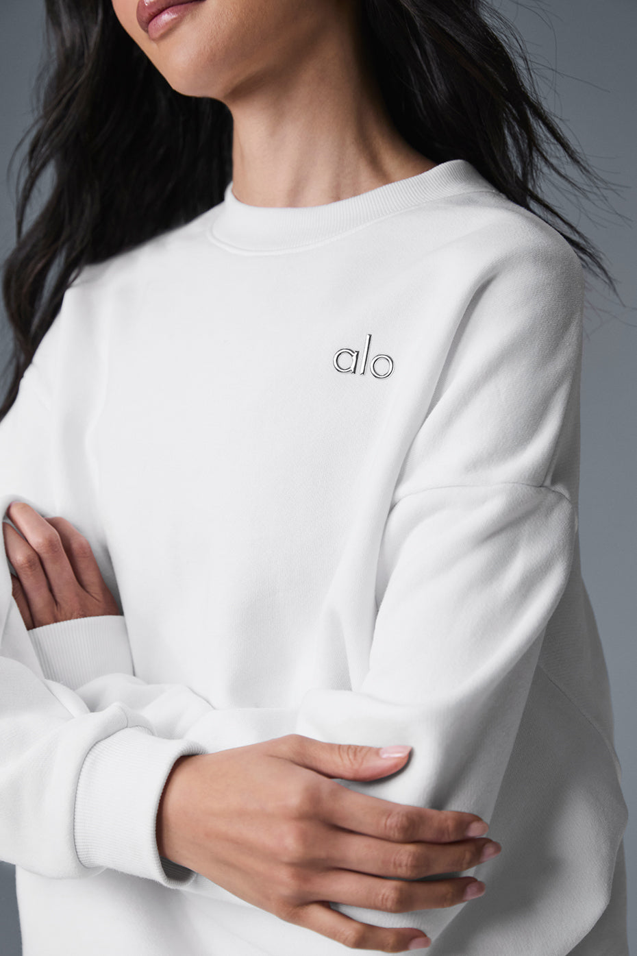 Accolade Crew Neck Pullover - White - Image 2
