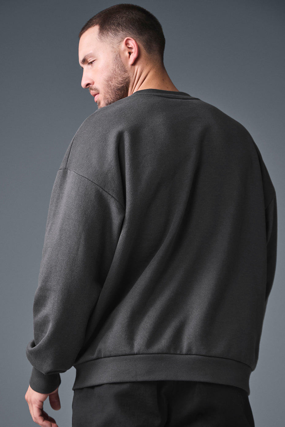 Accolade Crew Neck Pullover - Anthracite - Image 3