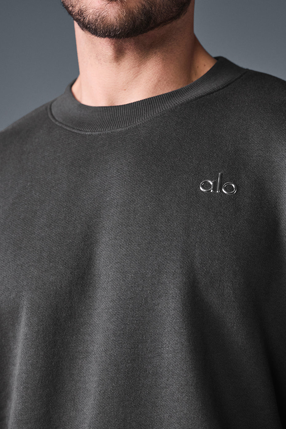 Accolade Crew Neck Pullover - Anthracite - Image 2