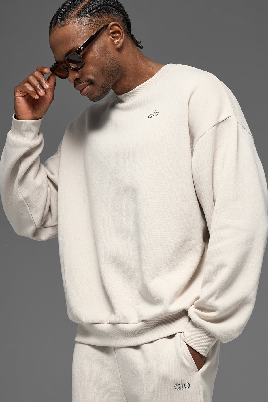 Accolade Crew Neck Pullover - Bone - Image 3