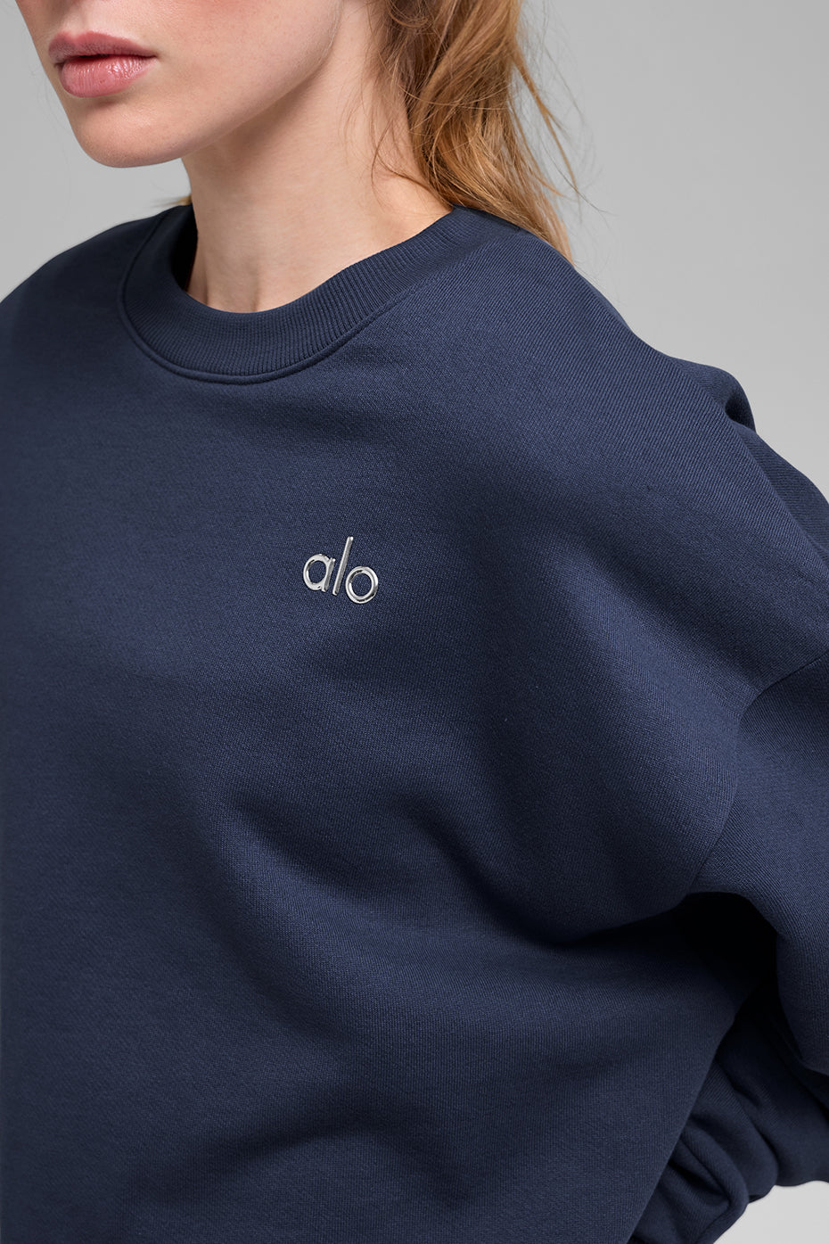 Accolade Crew Neck Pullover - Navy - Image 2