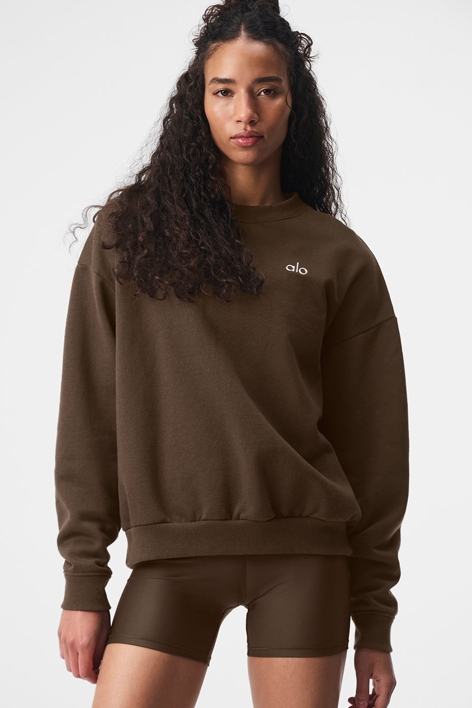 Accolade Crew Neck Pullover - Espresso - Image 2