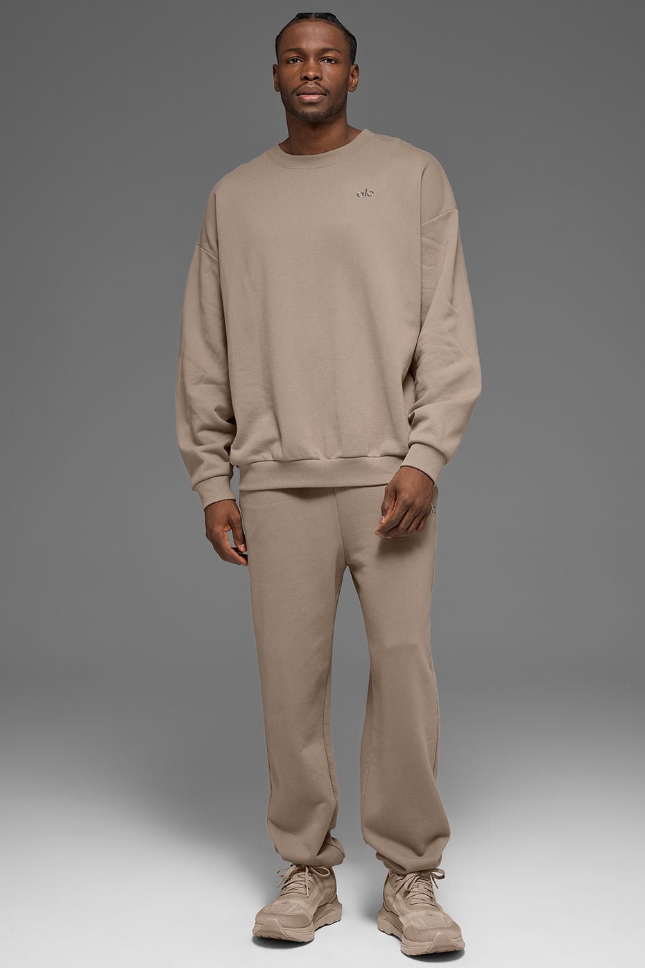 Accolade Crew Neck Pullover - Gravel - Image 3