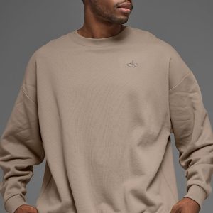 Accolade Crew Neck Pullover - Gravel