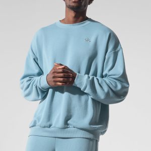 Accolade Crew Neck Pullover - Celestial Blue