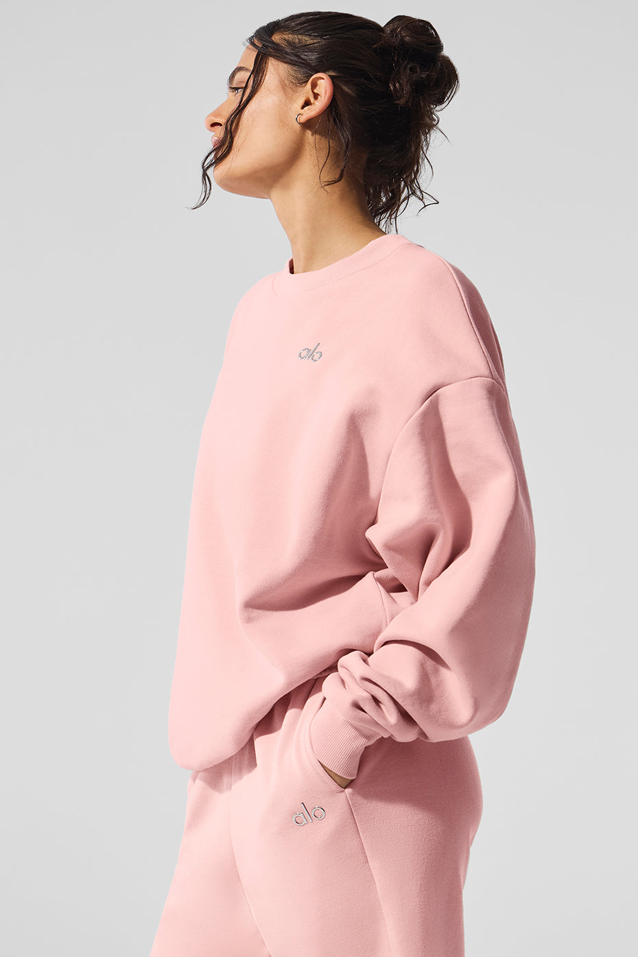 Accolade Crew Neck Pullover - Pink Quartz - Image 6