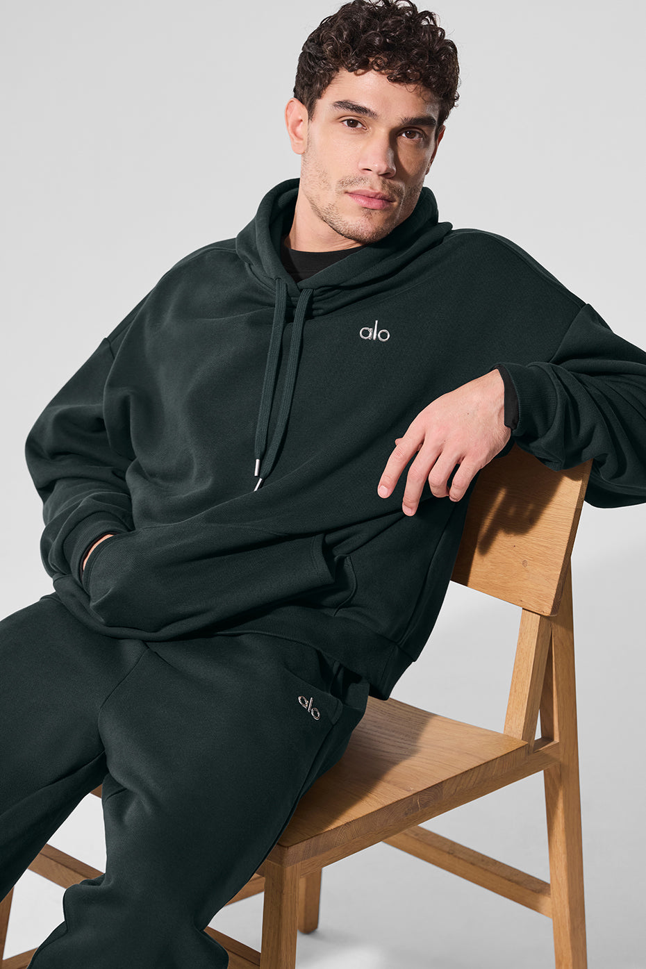 Accolade Hoodie - Charcoal Green - Image 4