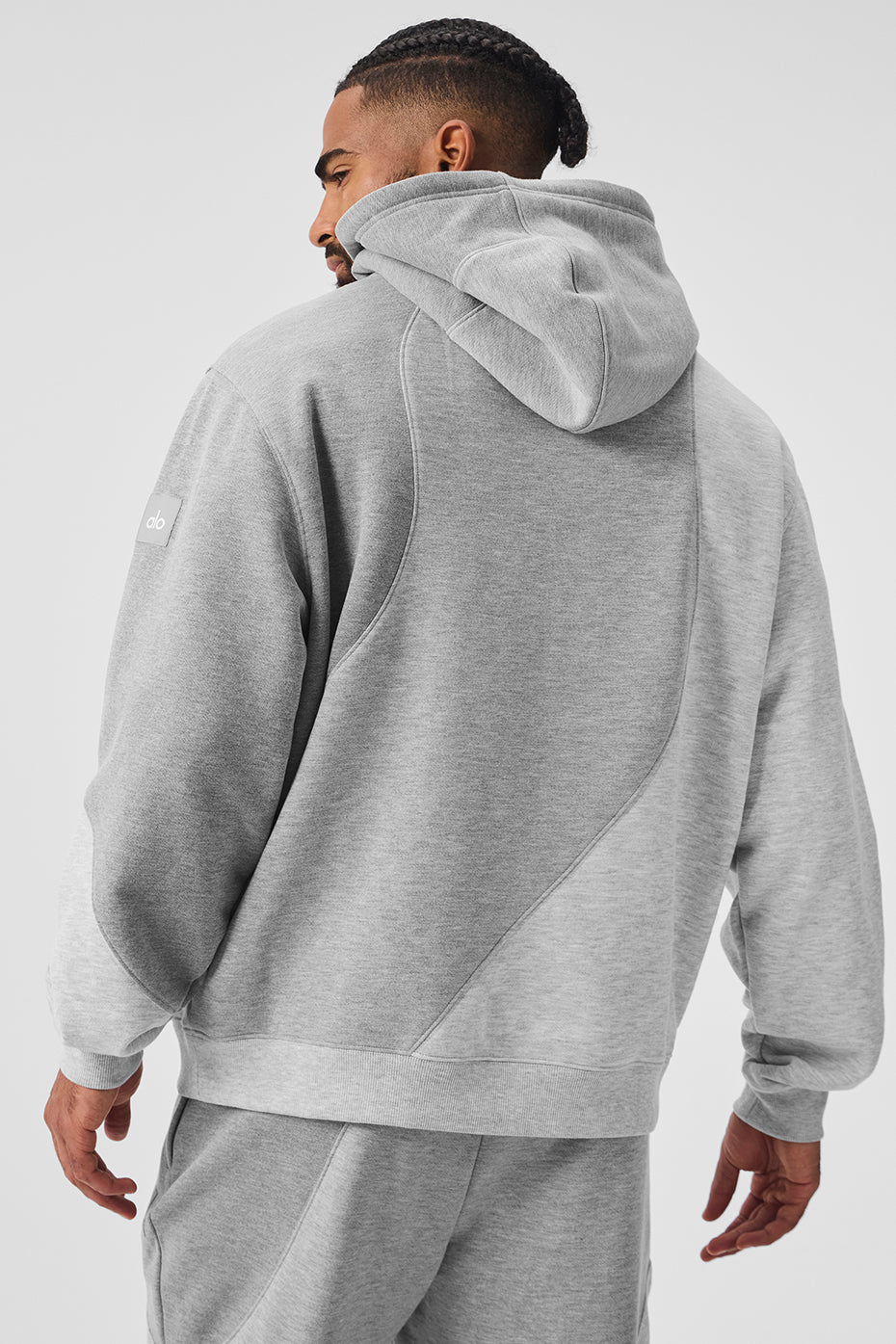 Make Waves Hoodie - Athletic Heather Grey Tonal - Image 3