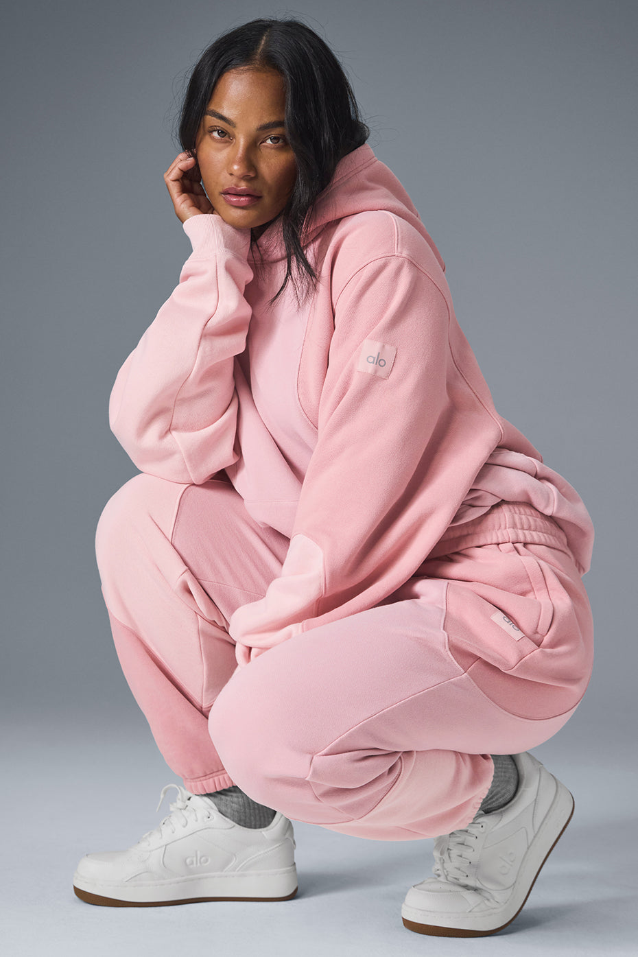 Make Waves Hoodie - Sunset Pink Tonal - Image 4