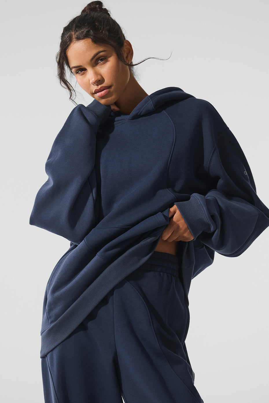 Make Waves Hoodie - Navy Tonal - Image 3