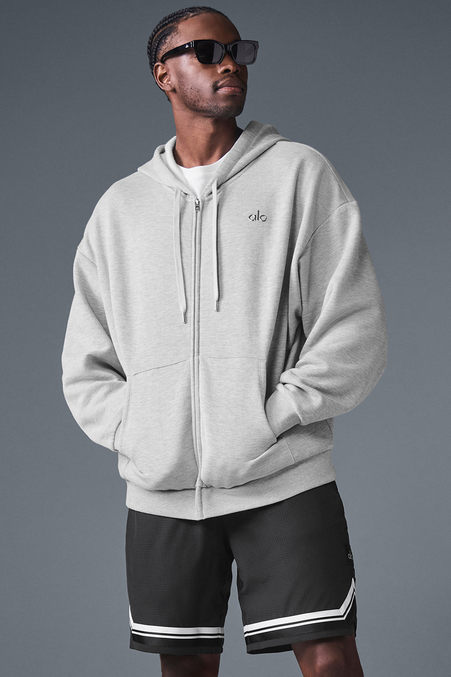 Accolade Full Zip Hoodie - Athletic Heather Grey
