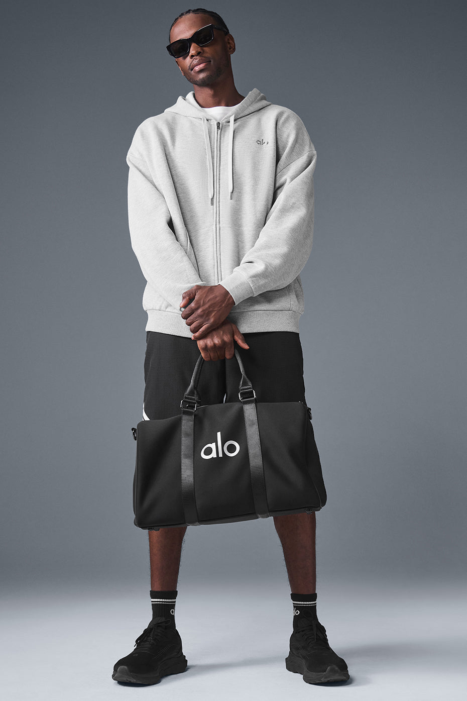 Accolade Full Zip Hoodie - Athletic Heather Grey - Image 5