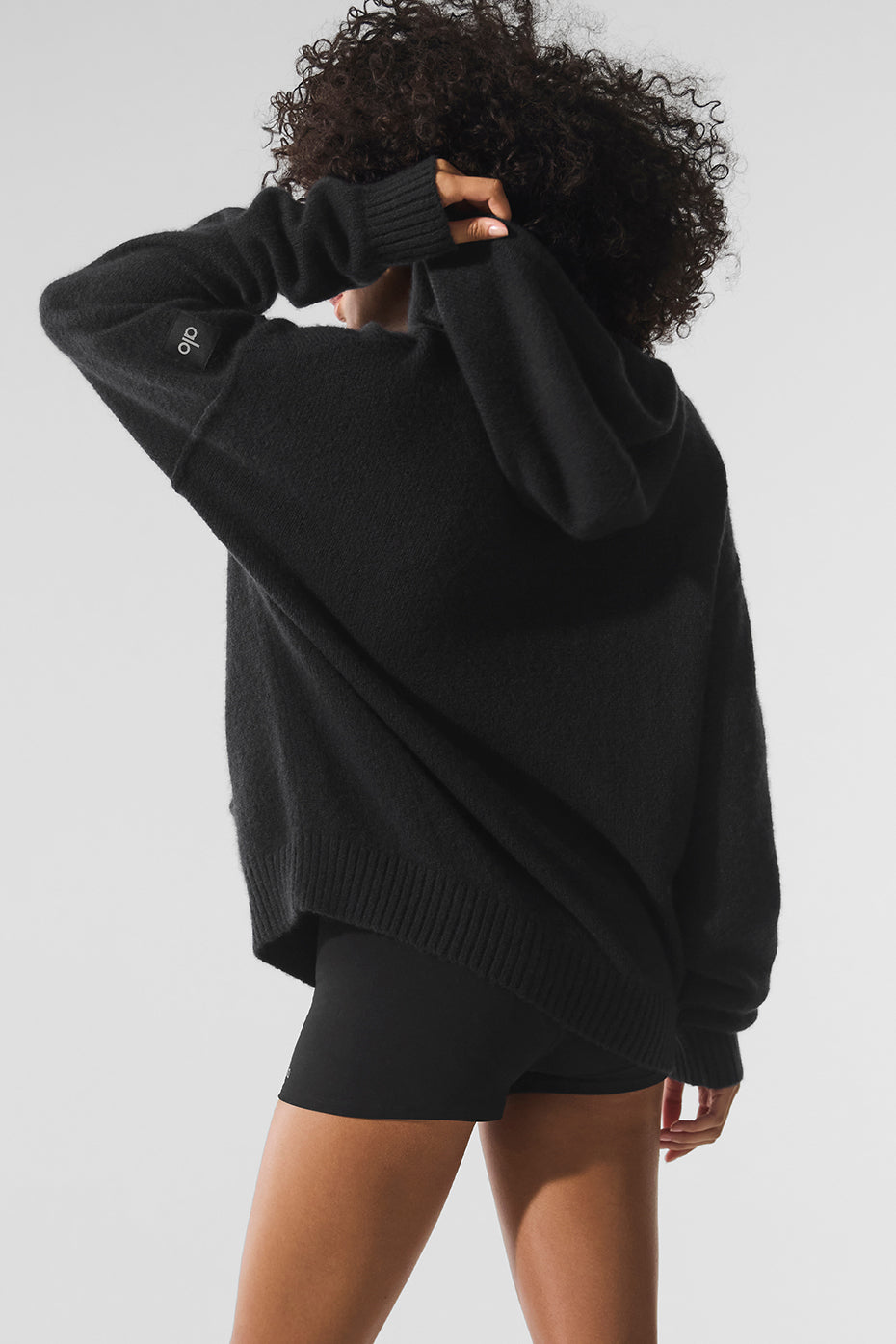 New Class Cashmere Hoodie - Black - Image 3