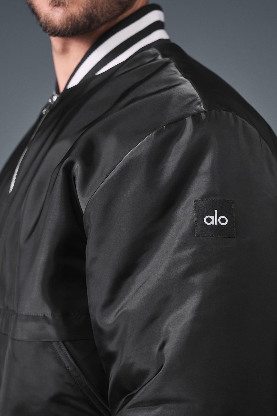 Afterglow Varsity Jacket - Black - Image 3