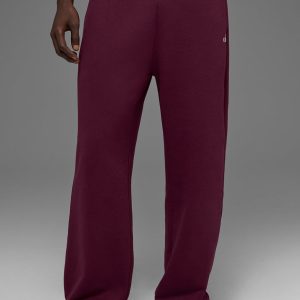 Accolade Straight Leg Sweatpant - Burgundy