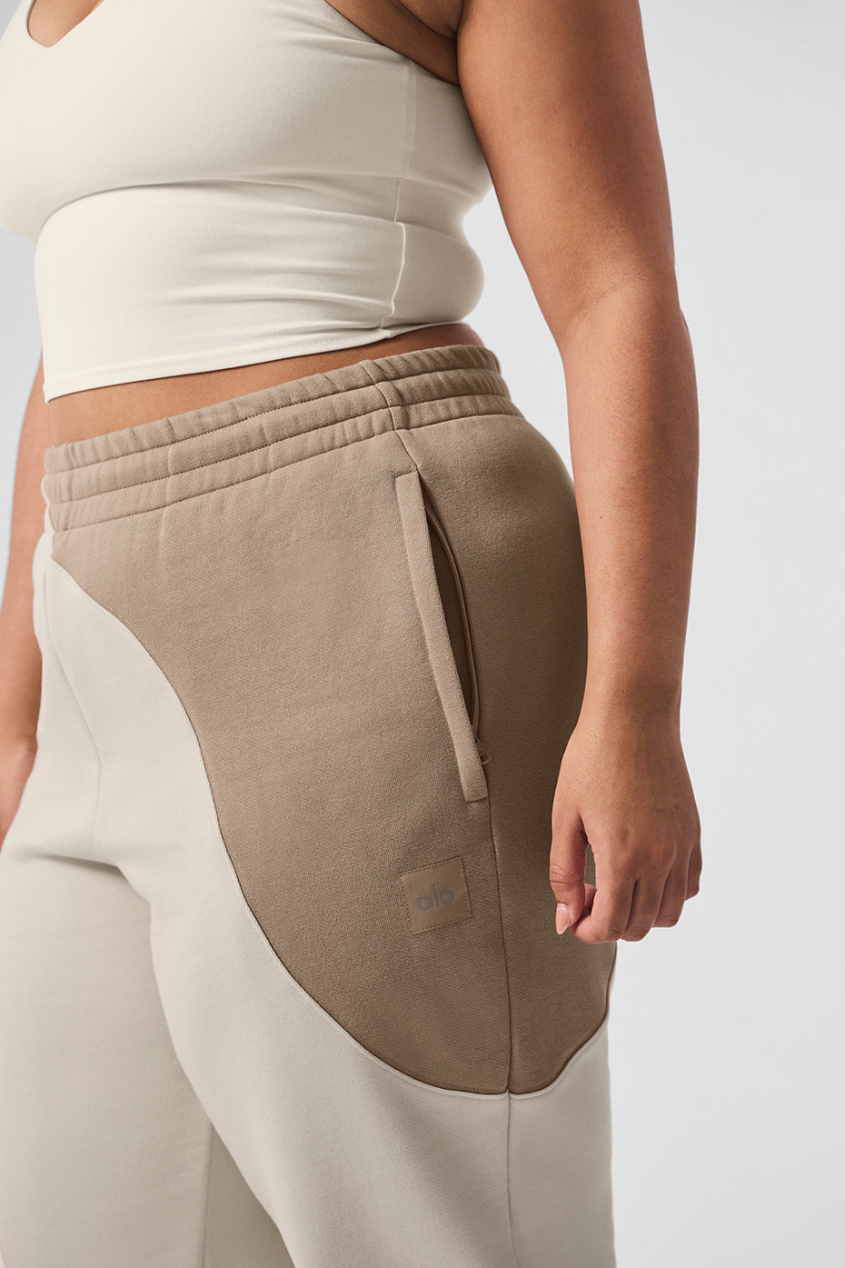 Make Waves Sweatpant - Ivory/Bone/Gravel - Image 9