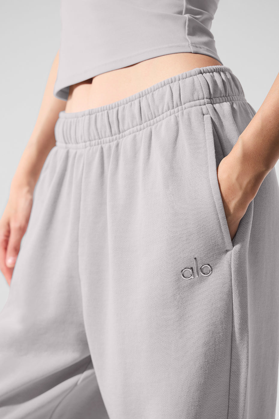 Washed Accolade Straight Leg Sweatpant - Grey Sky Wash - Image 4