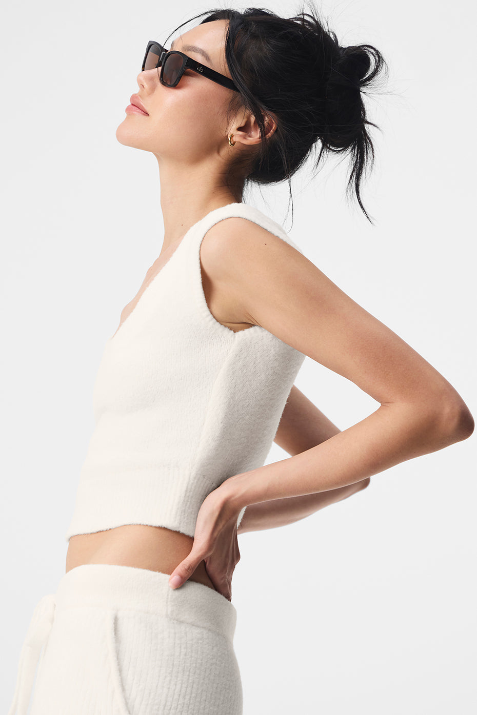 Snuggle Up Sweater Short Sleeve - Ivory - Image 2