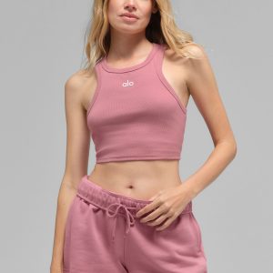 Aspire Tank - Pink Wild Rose/White