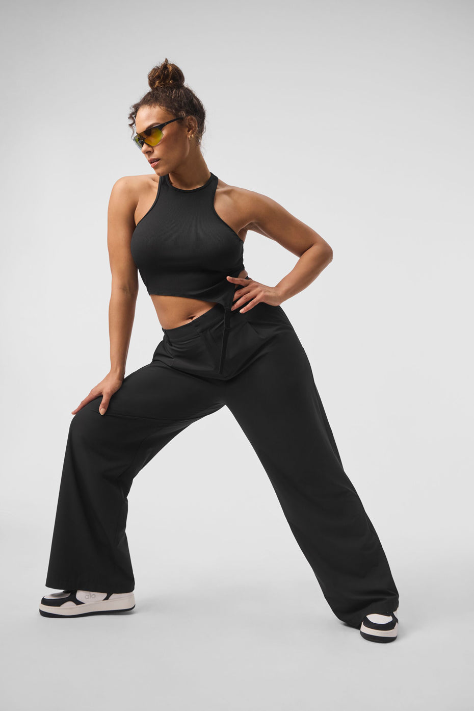 Alosoft Ribbed Revelation Tank - Black - Image 7