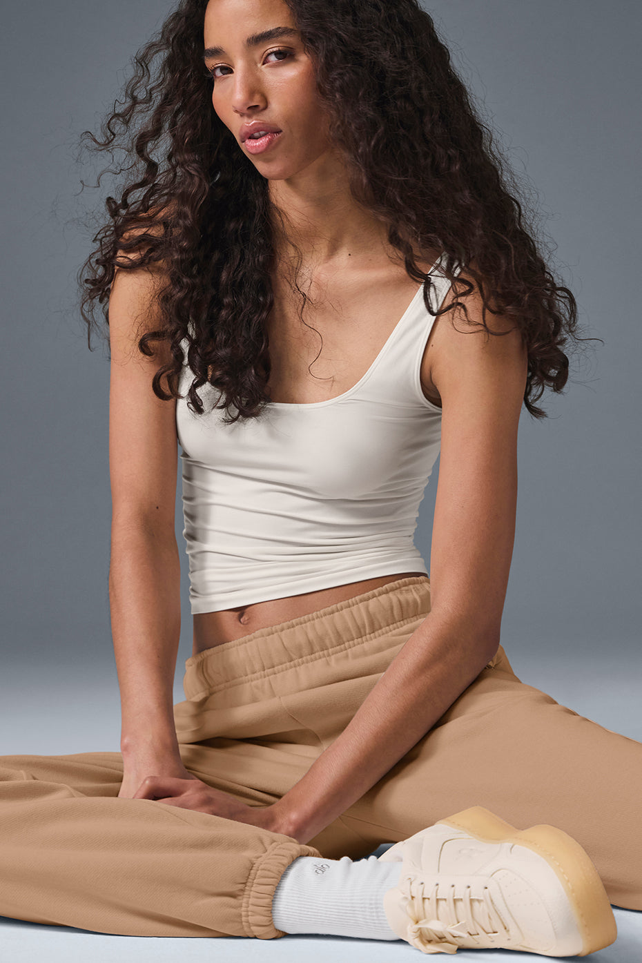 Sheer Glow Tank - Ivory - Image 5