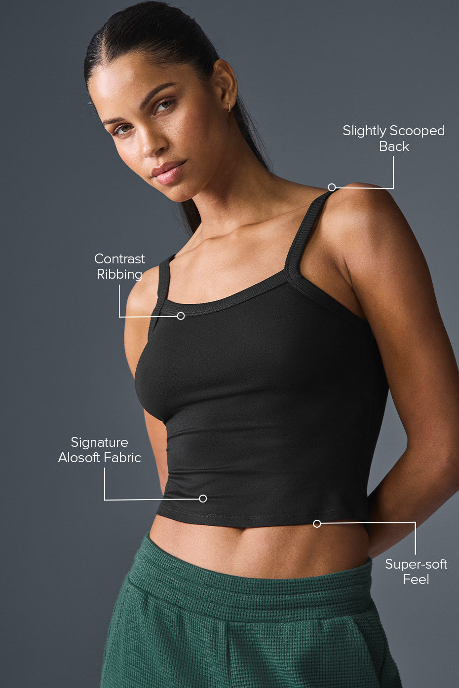 Alosoft Sweet Talker Tank - Black - Image 2