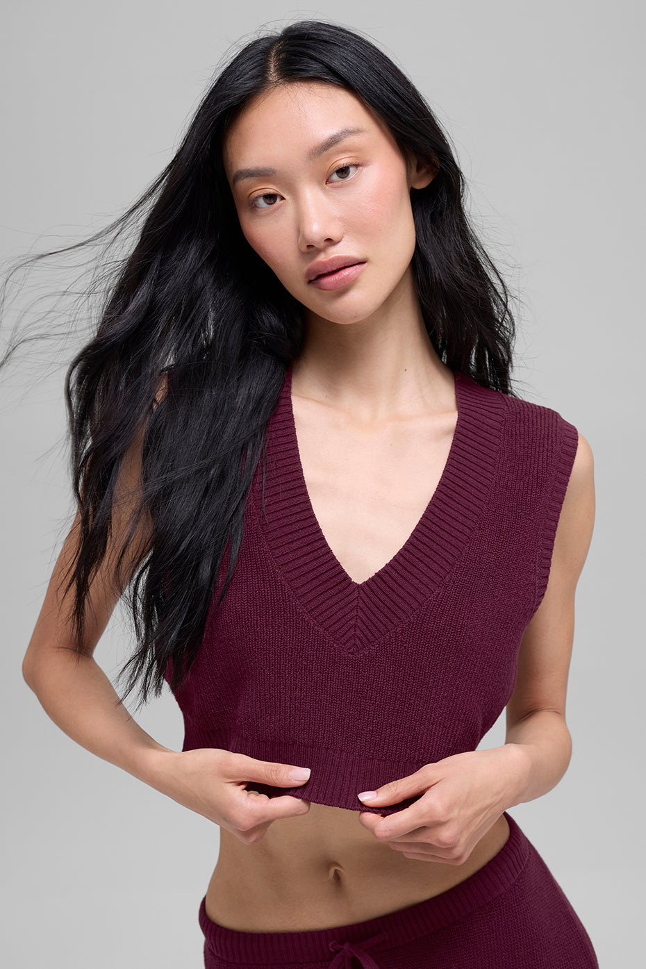 Supernatural Sweater Tank - Burgundy - Image 3