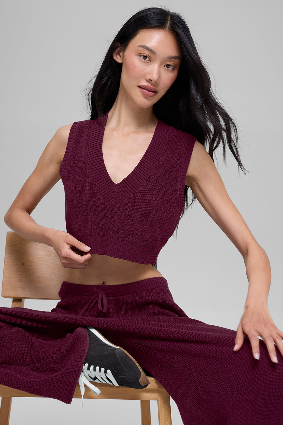 Supernatural Sweater Tank - Burgundy - Image 4