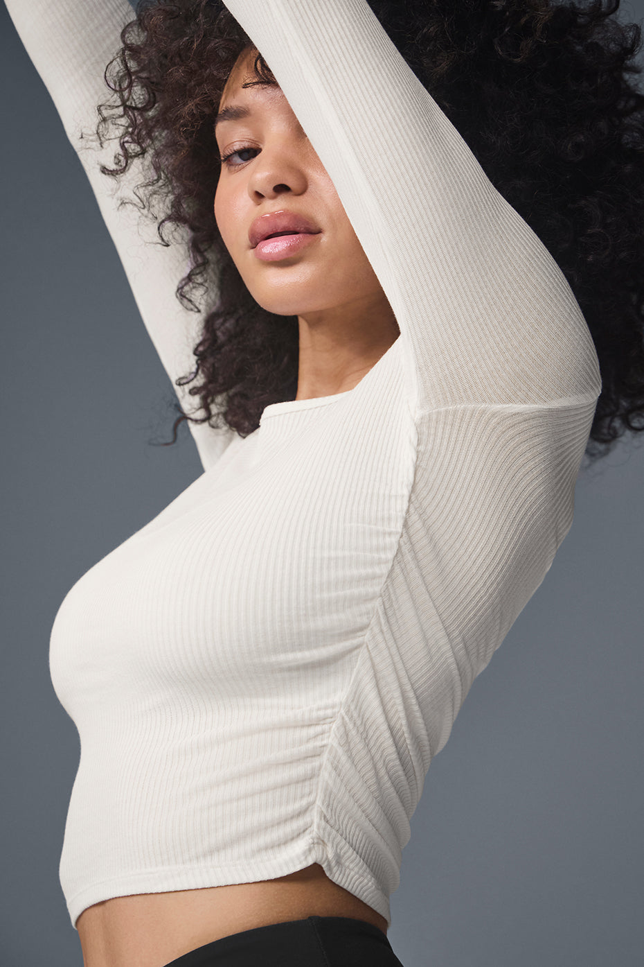 Gather Long Sleeve - Ivory - Image 2