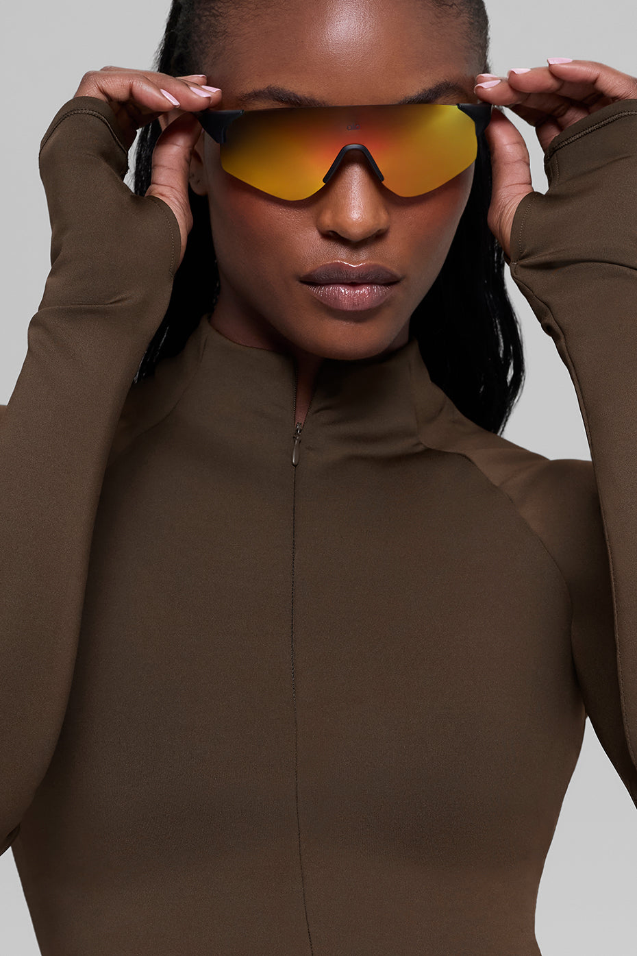 Airlift Winter Warm 1/4 Zip Long Sleeve - Espresso - Image 5