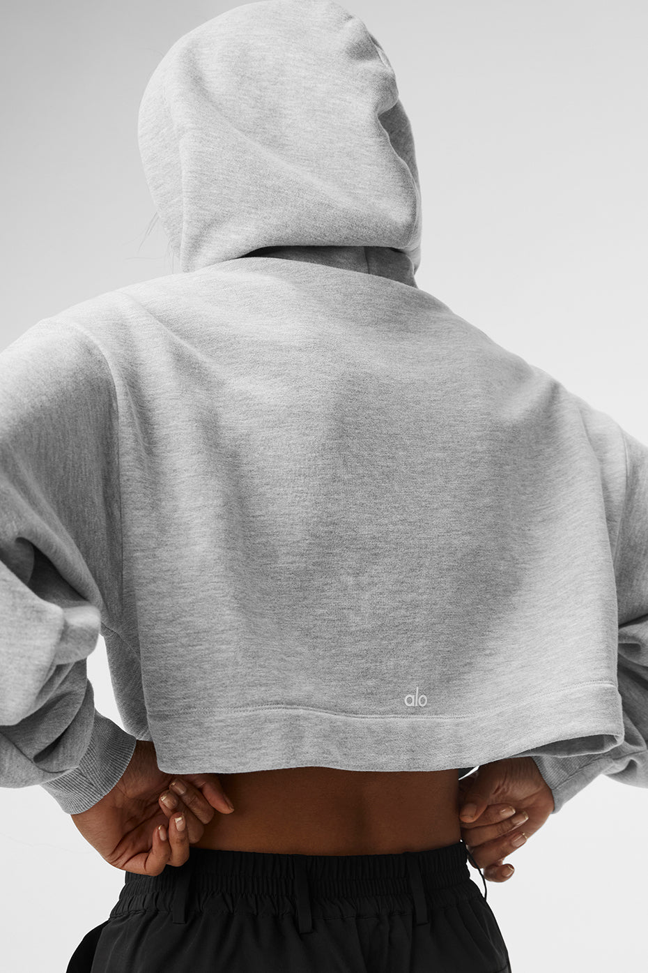 Bae Hoodie - Athletic Heather Grey - Image 2
