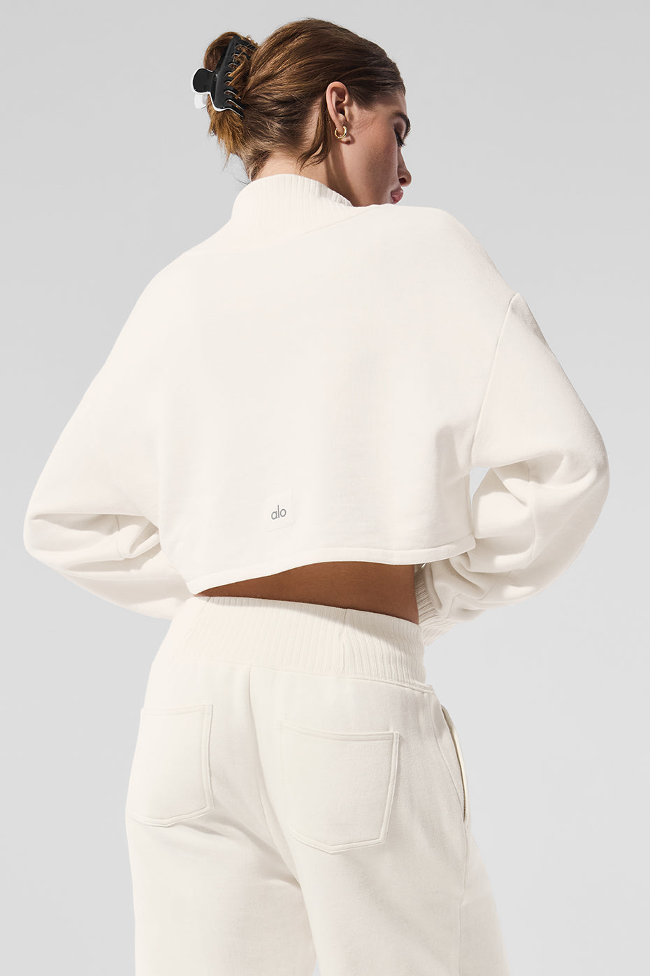 Cropped Serenity Coverup - Ivory - Image 3