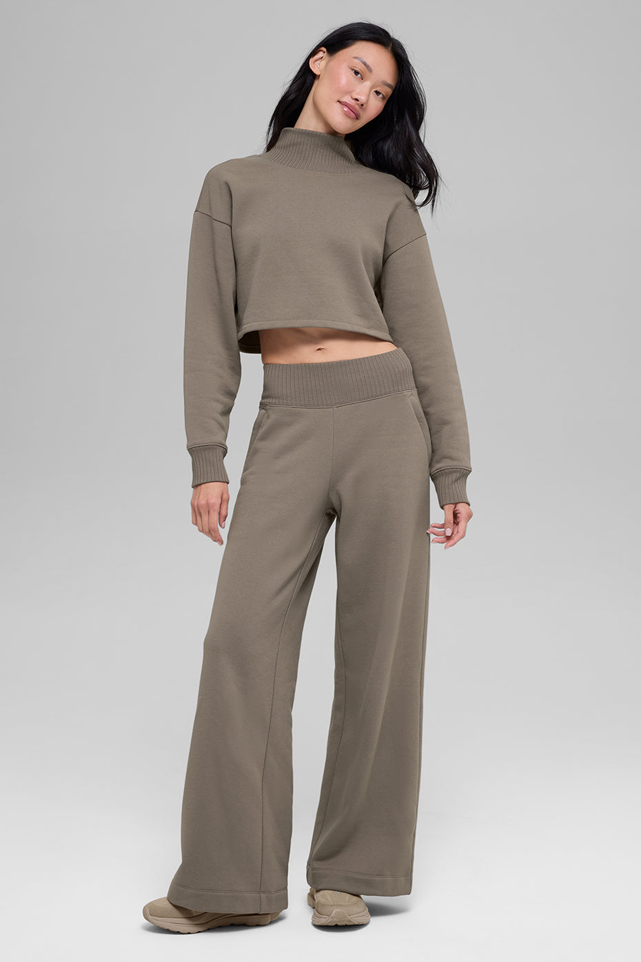 Cropped Serenity Coverup - Light Cocoa - Image 5