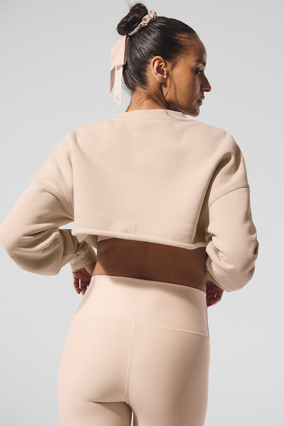Extreme Cropped Pullover - Macadamia - Image 4