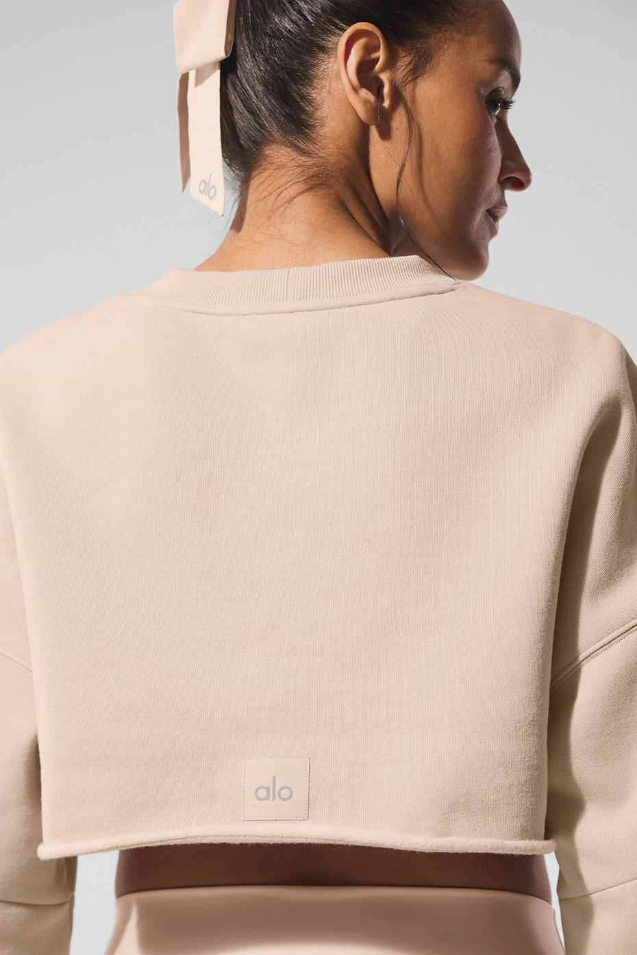 Extreme Cropped Pullover - Macadamia - Image 5