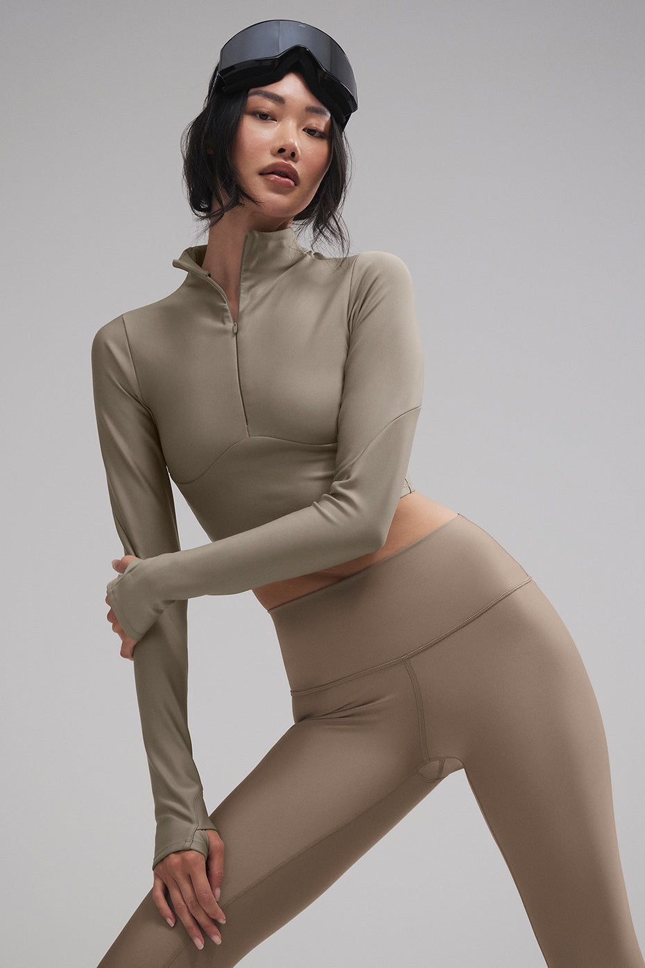 Airlift Winter Warm Ski Time Long Sleeve - Light Cocoa - Image 3