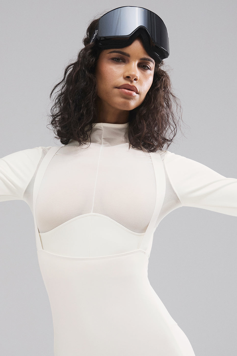 Airlift Winter Warm Mesh Ski Time Long Sleeve - Ivory - Image 4